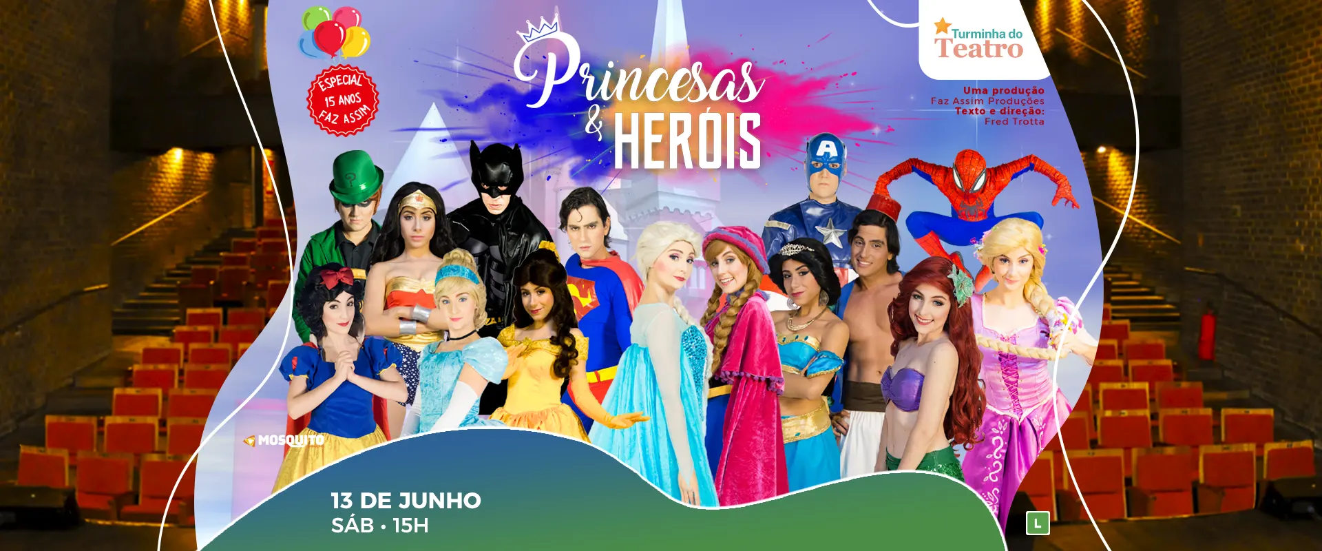 Turminha do Teatro - Princesas e Heróis